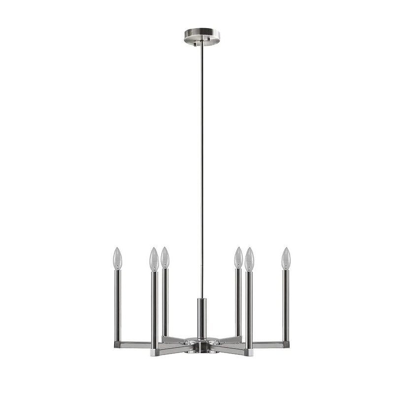 6-Light Contemporary Candelabra Styled Chandelier by HouseOfZazla