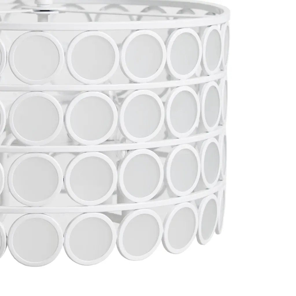 4-Light Glass Drum Shade Chandelier by HouseOfZazla