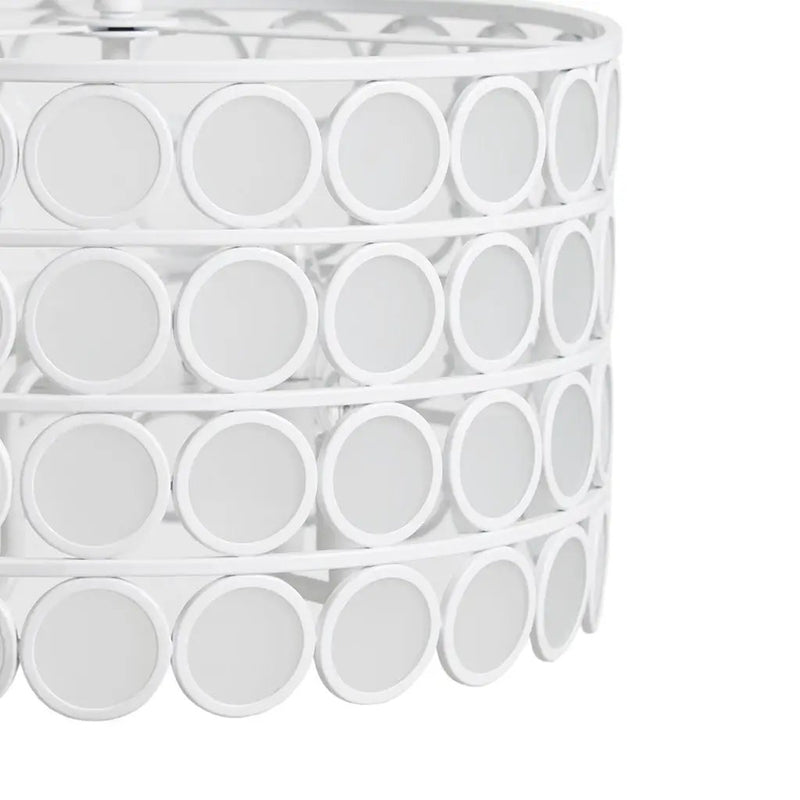 4-Light Glass Drum Shade Chandelier by HouseOfZazla