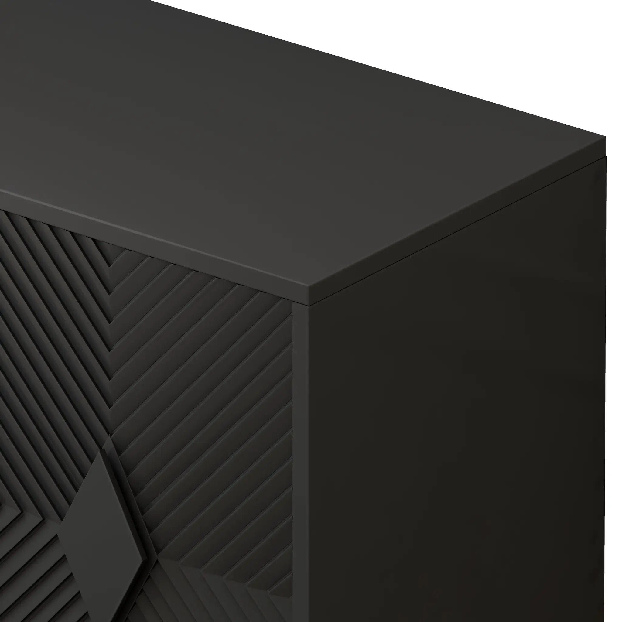 Modern 2 Door Wooden Storage Cabinet Accent Cabinet by HouseOfZazla
