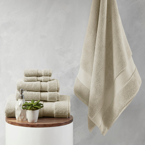 1000 GSM 100% Cotton 6 Piece Towel Set, photo 2 of 10