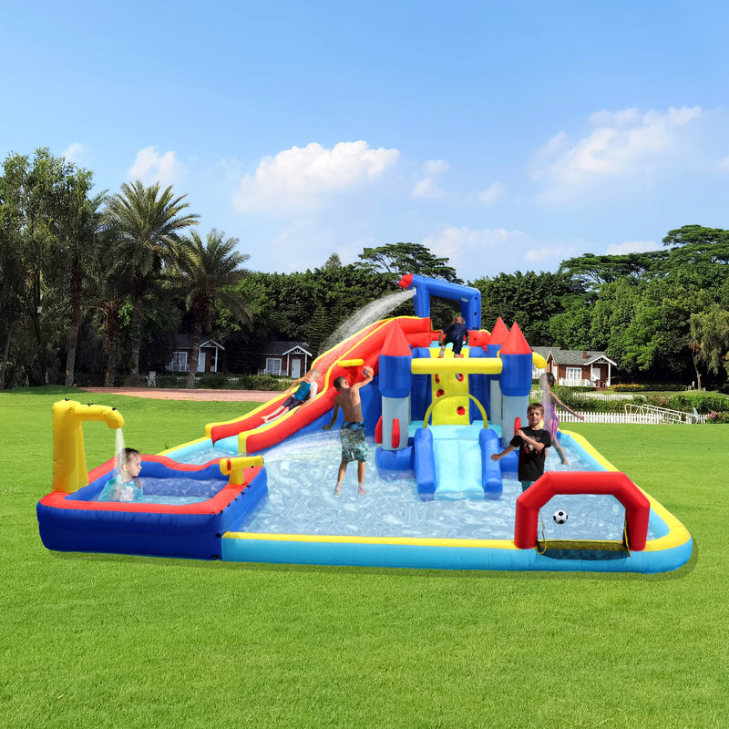 10 in1 Inflatable Slide Water Park and Bouncing House by HouseOfZazla