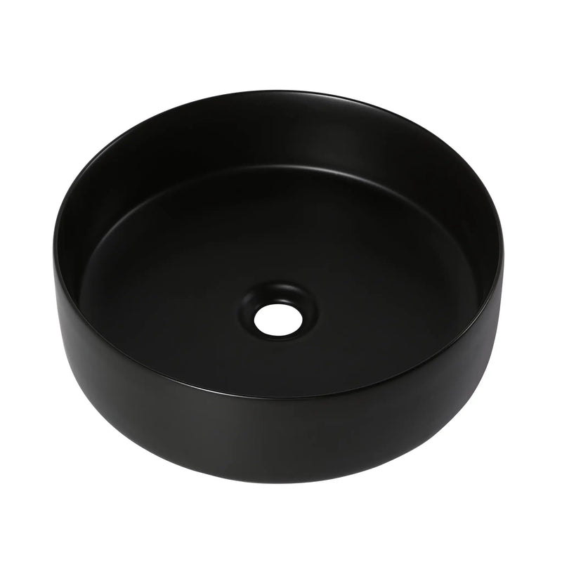 Ceramic Circular Vessel Bathroom Sink Art Sink by HouseOfZazla