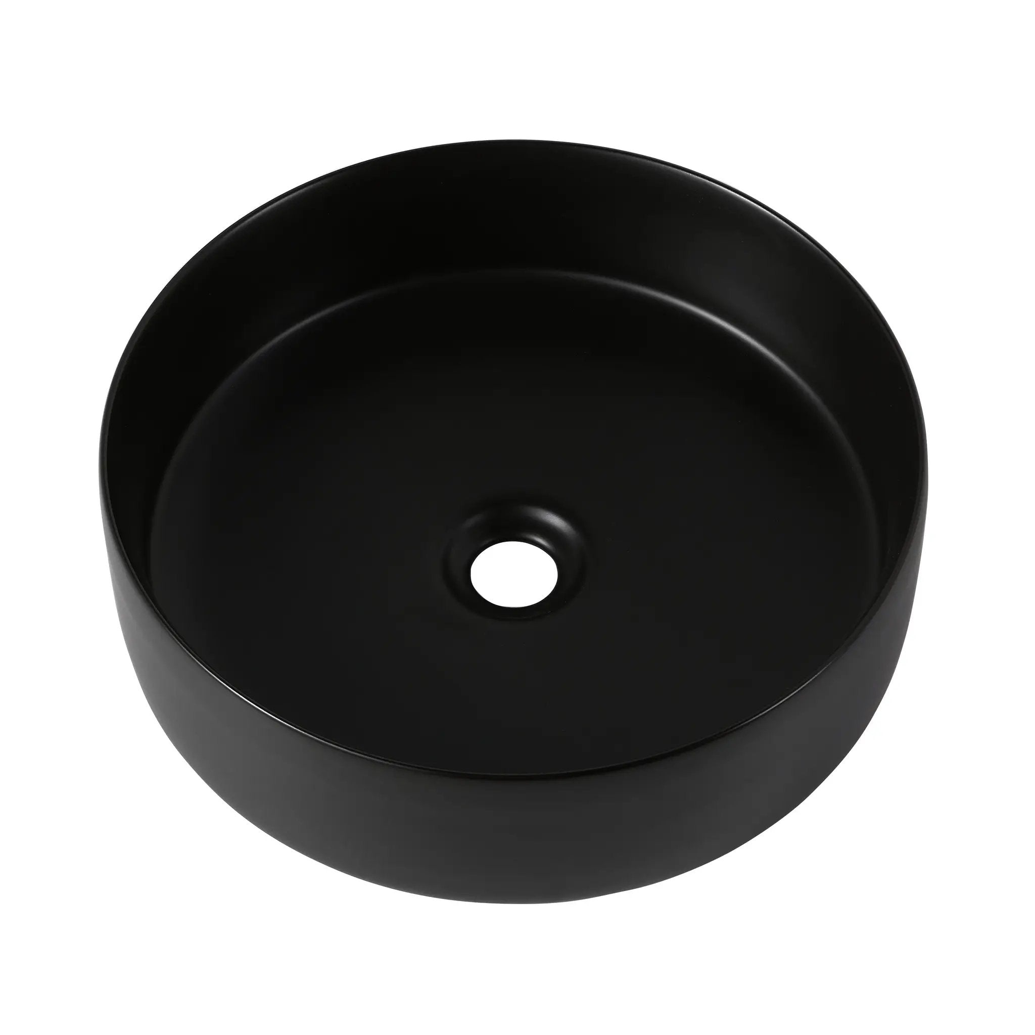 Ceramic Circular Vessel Bathroom Sink Art Sink by HouseOfZazla