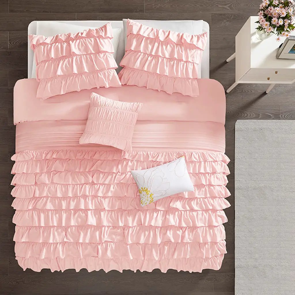 Twin/Twin XL Ruffle Comforter Set by HouseOfZazla