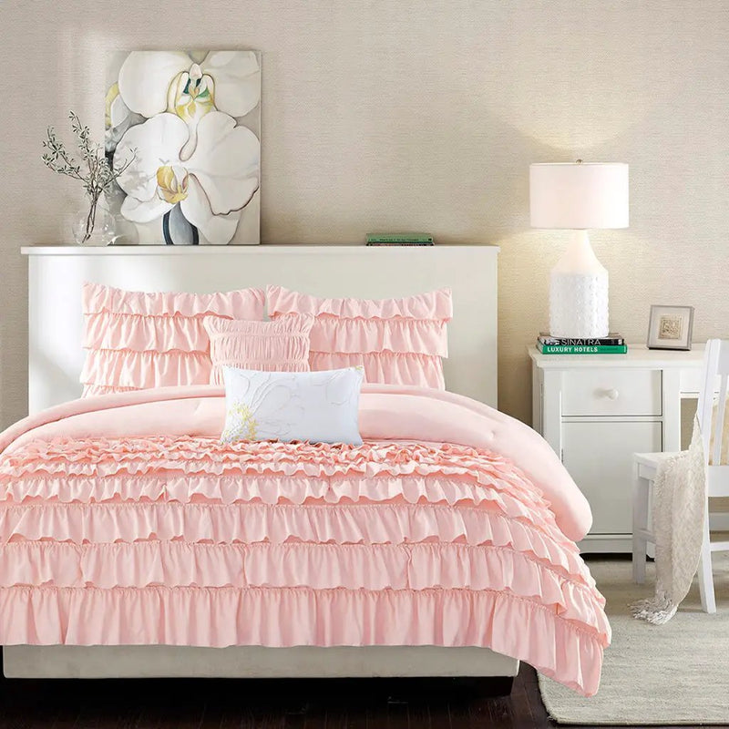Twin/Twin XL Ruffle Comforter Set by HouseOfZazla
