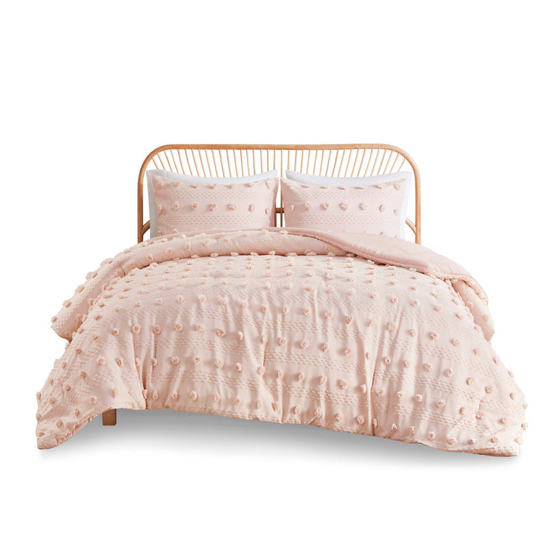 Twin/Twin XL Clip Jacquard Comforter Set with Antimicrobial Polyester – White, photo 7 of 10