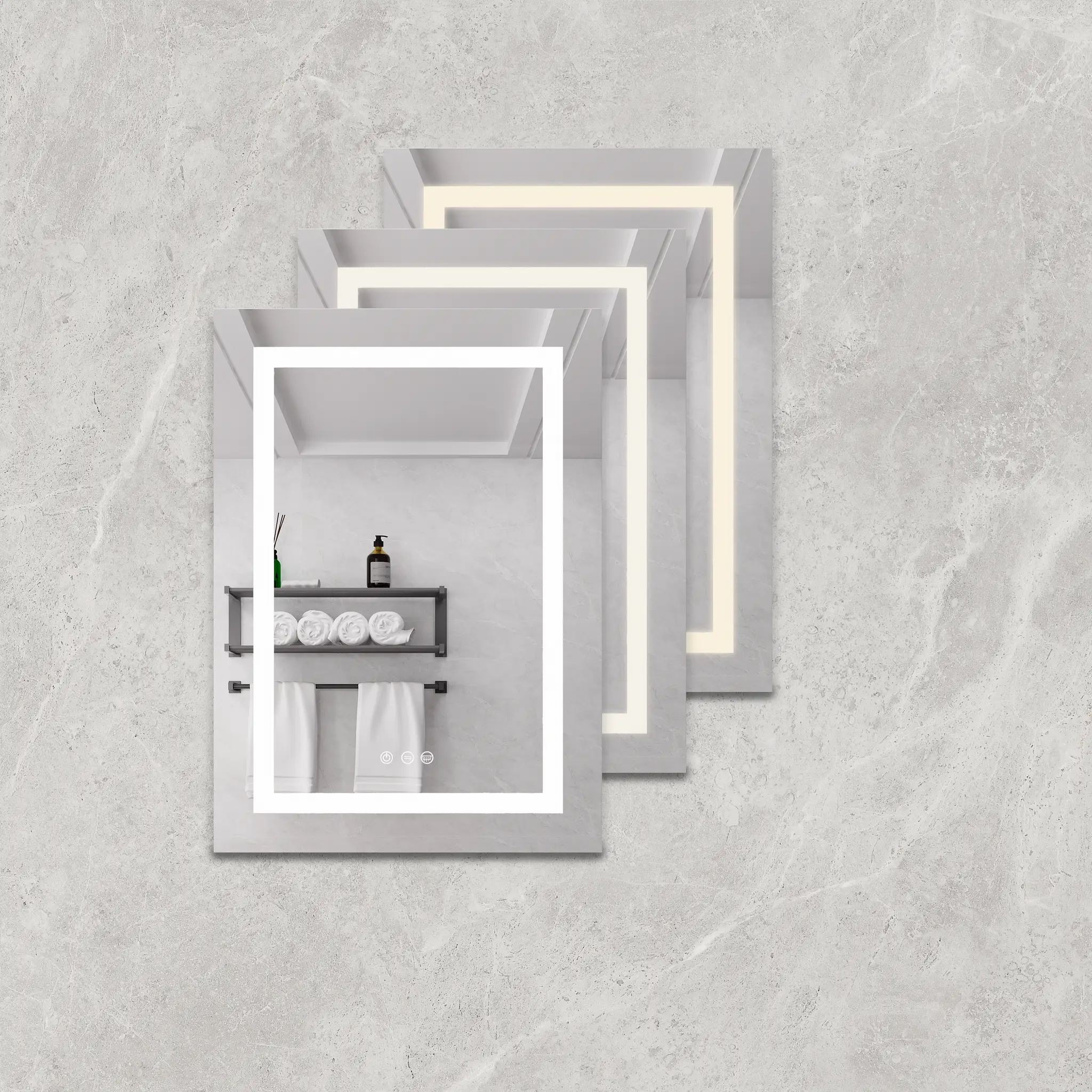 20 X 28 Inch Bathroom Medicine Cabinet with LED Mirror by HouseOfZazla