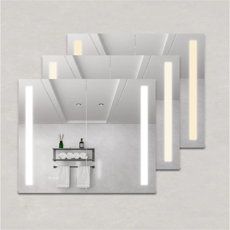 36 x 30 Inch Medicine Cabinet with LED Vanity Mirror by HouseOfZazla