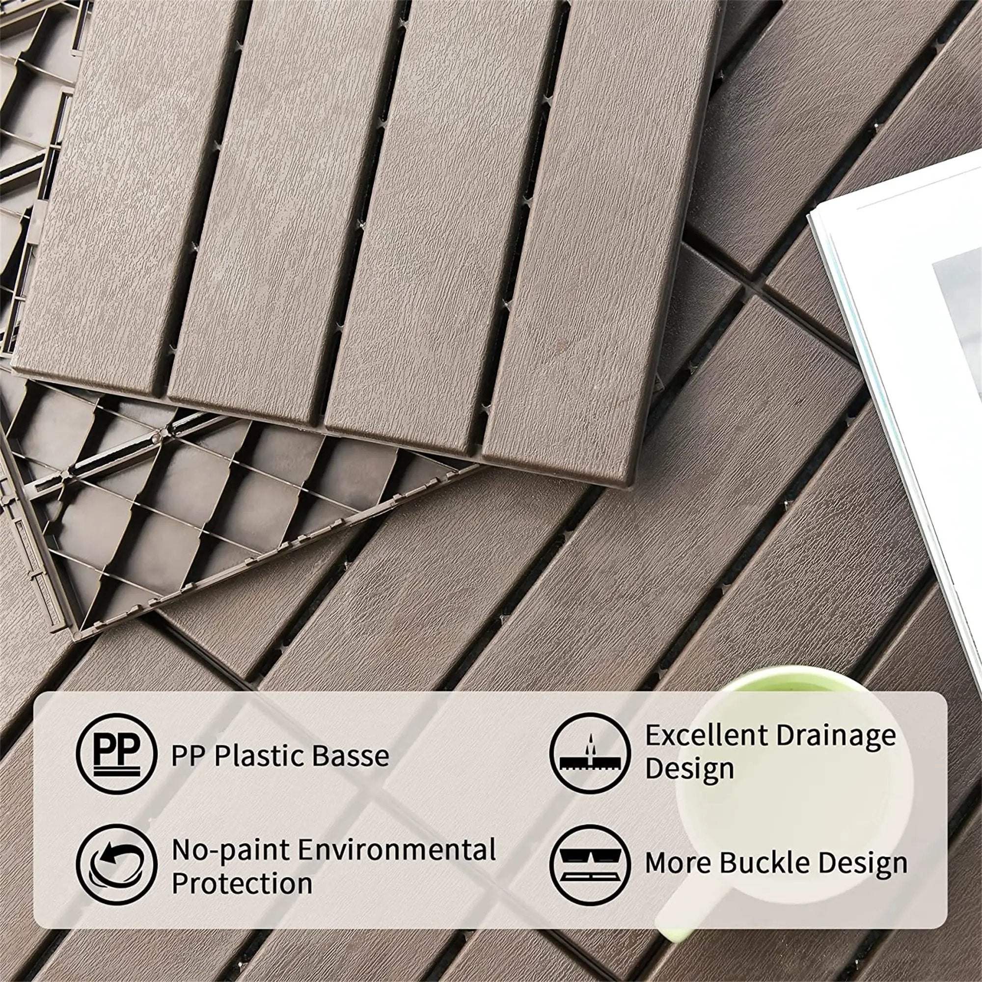 Patio Interlocking Deck Tiles by HouseOfZazla
