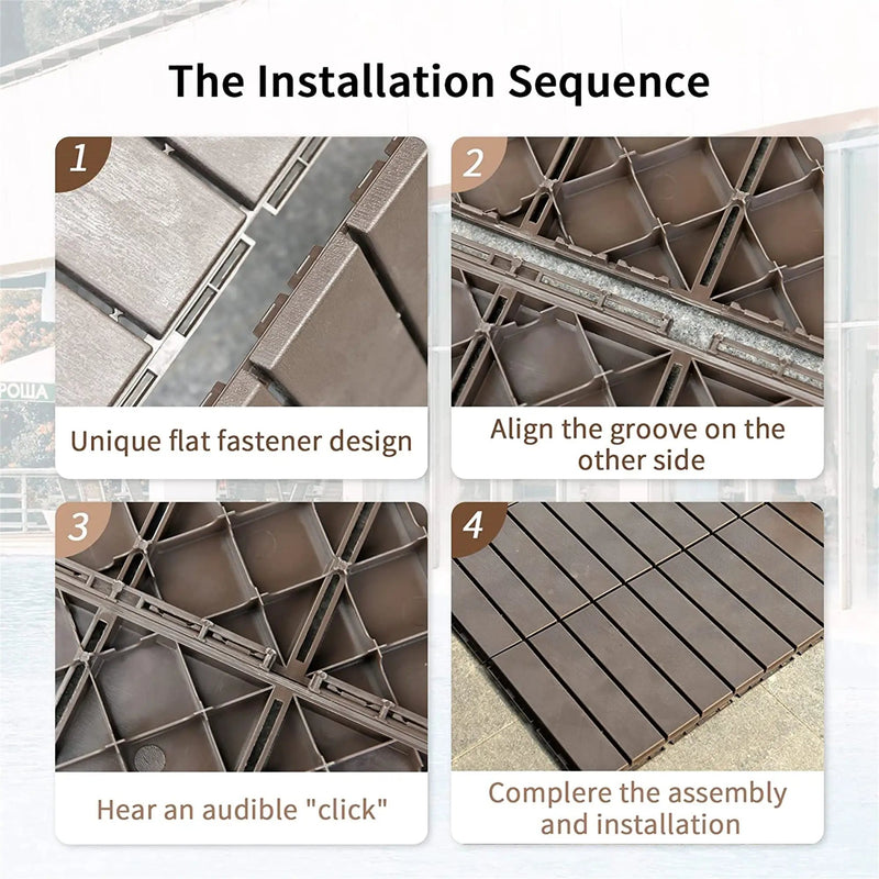 Patio Interlocking Deck Tiles by HouseOfZazla