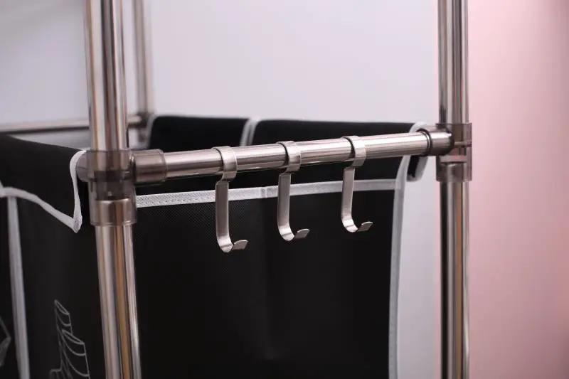 3 Tier Laundry Hamper Sorter with 4 Removable Bags by HouseOfZazla