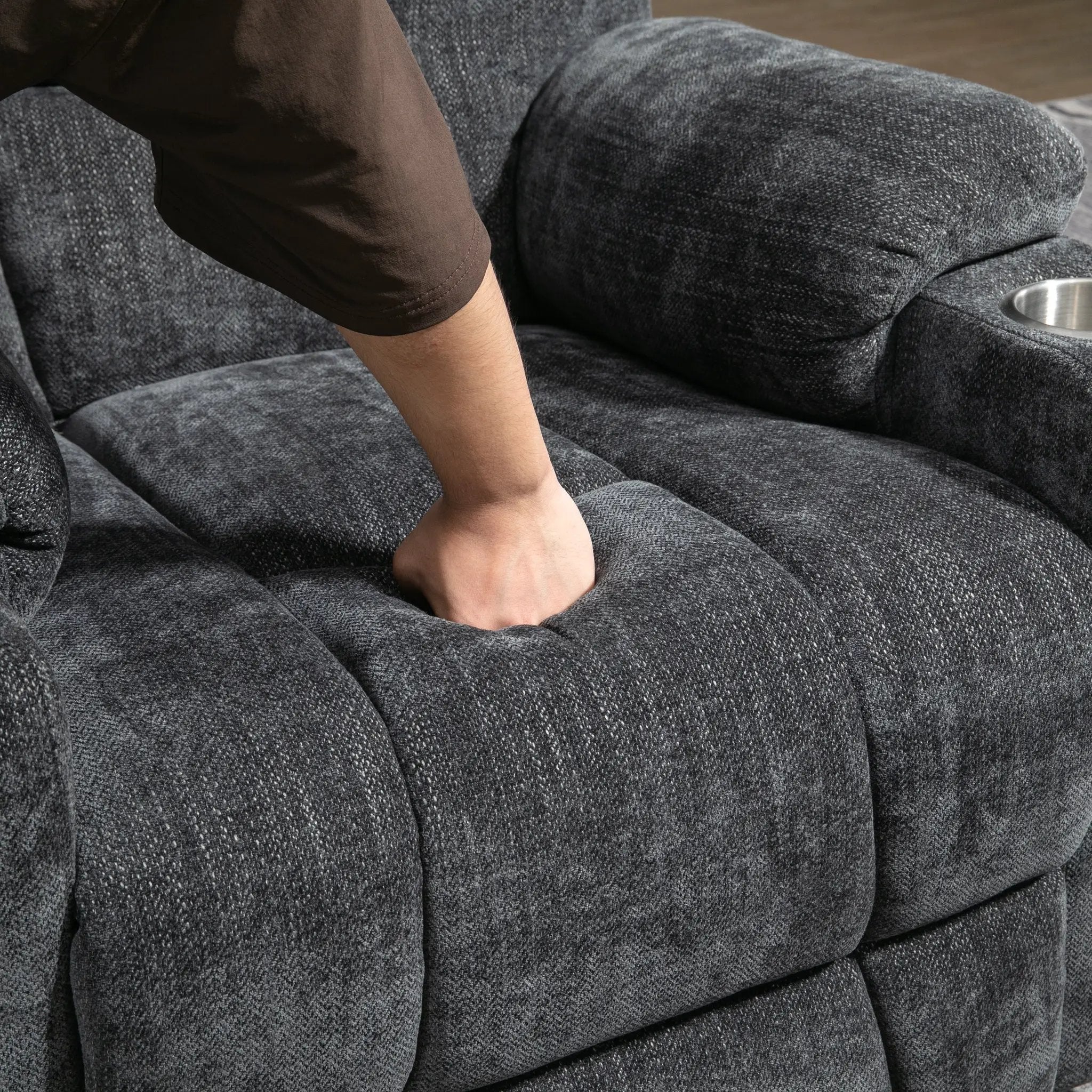 Large Power Lift Recliner Chair with Massage and Heat by HouseOfZazla