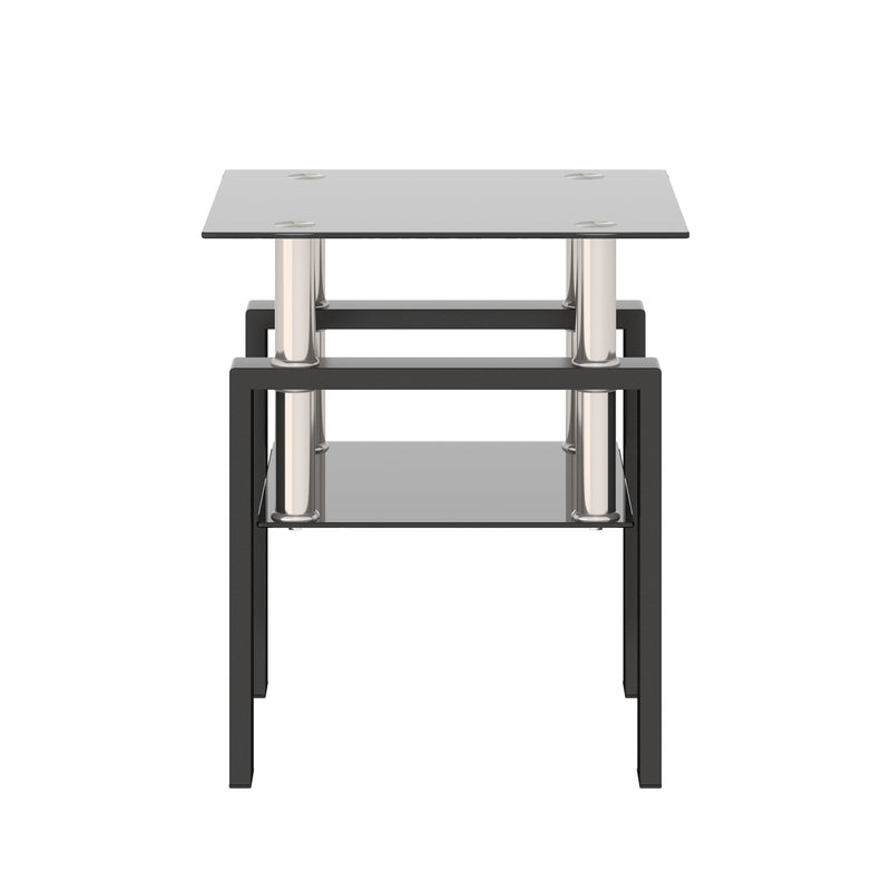 1-Piece Modern Tempered Glass Coffee Table, photo 5 of 10