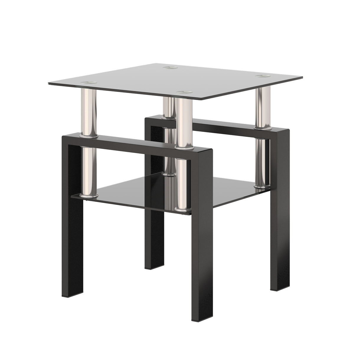 1-Piece Modern Tempered Glass Coffee Table, photo 6 of 10