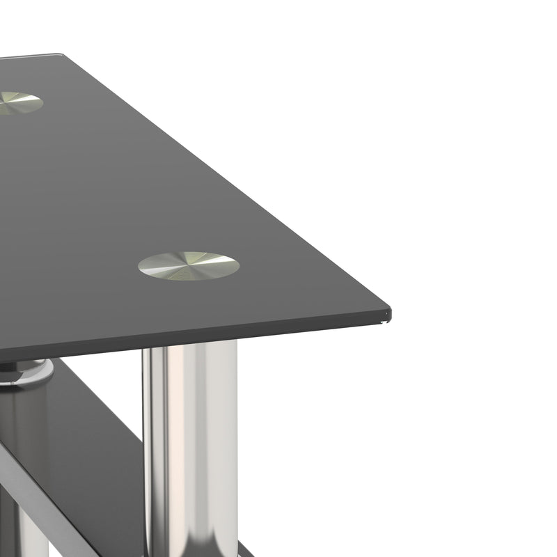1-Piece Modern Tempered Glass Coffee Table, photo 9 of 10