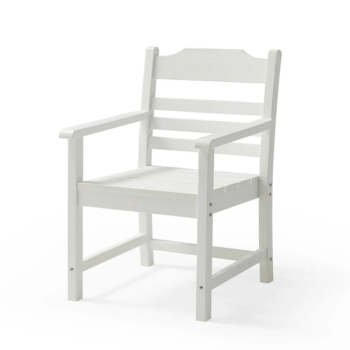 Patio Dining Chair with Armset Set of 2, Pure by HouseOfZazla