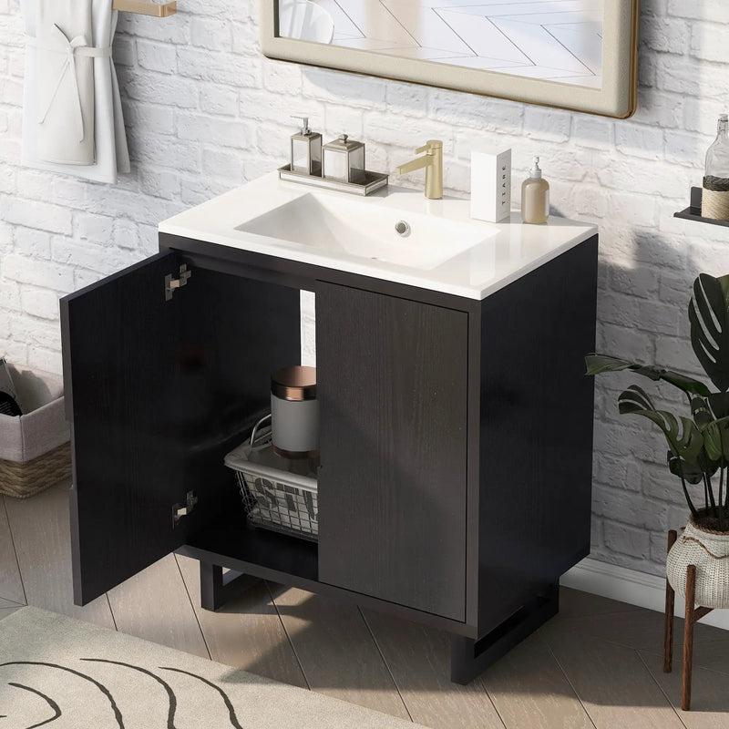 30" Bathroom Vanity Set with Sink by HouseOfZazla