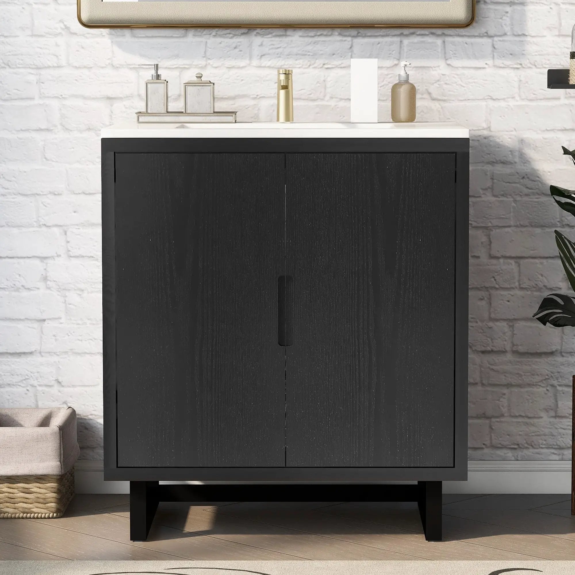 30" Bathroom Vanity Set with Sink by HouseOfZazla