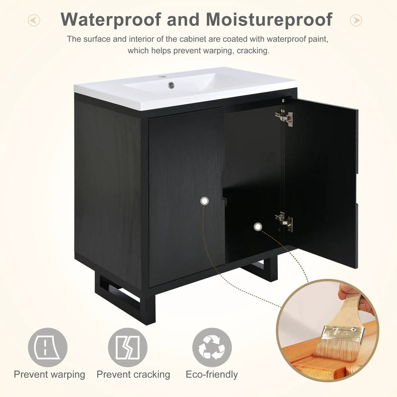 30" Bathroom Vanity Set with Sink by HouseOfZazla