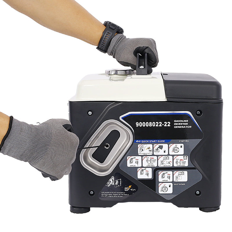 1200W Ultra-Quiet Portable Inverter Generator with Eco-Mode – Aluminum, photo 5 of 10