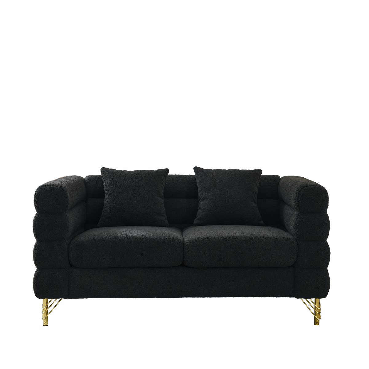 60-Inch Oversized 2-Seater Sectional Sofa by HouseOfZazla