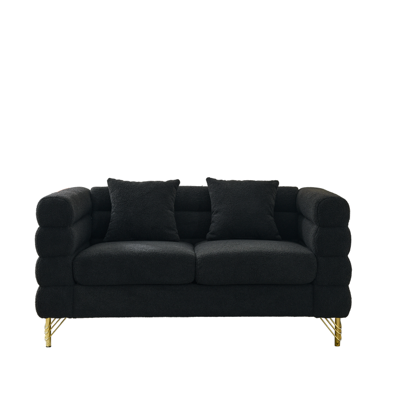 60-Inch Oversized 2-Seater Sectional Sofa by HouseOfZazla