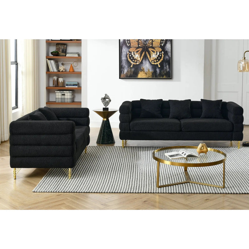 Plush Cloud-Shaped Sofa Set by HouseOfZazla