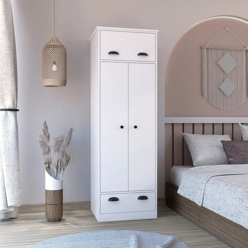 Dresser-Closet with Upper Storage Covered with 1 Door by HouseOfZazla