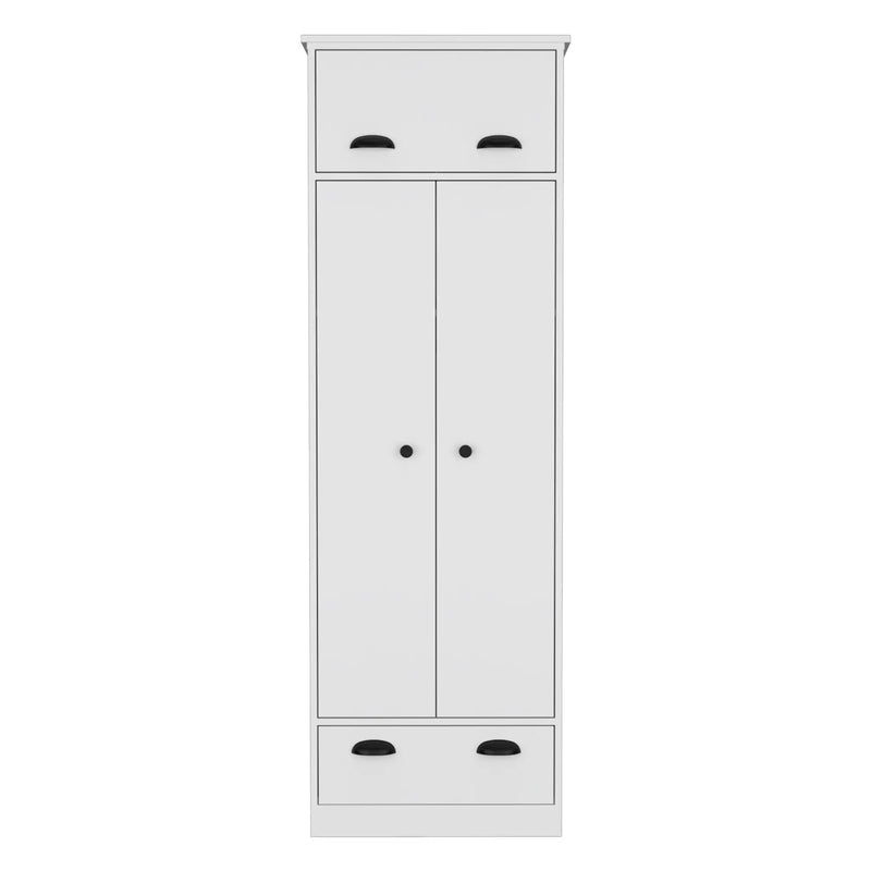 Dresser-Closet with Upper Storage Covered with 1 Door by HouseOfZazla