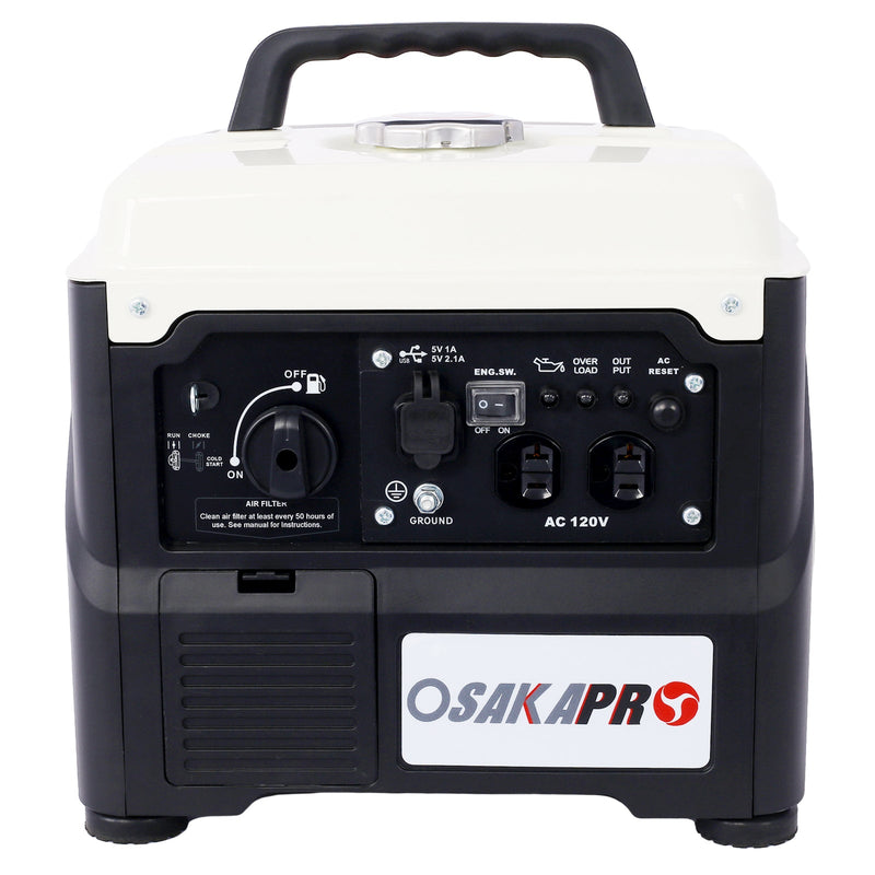 1200W Ultra-Quiet Portable Inverter Generator with Eco-Mode – Aluminum, photo 2 of 10