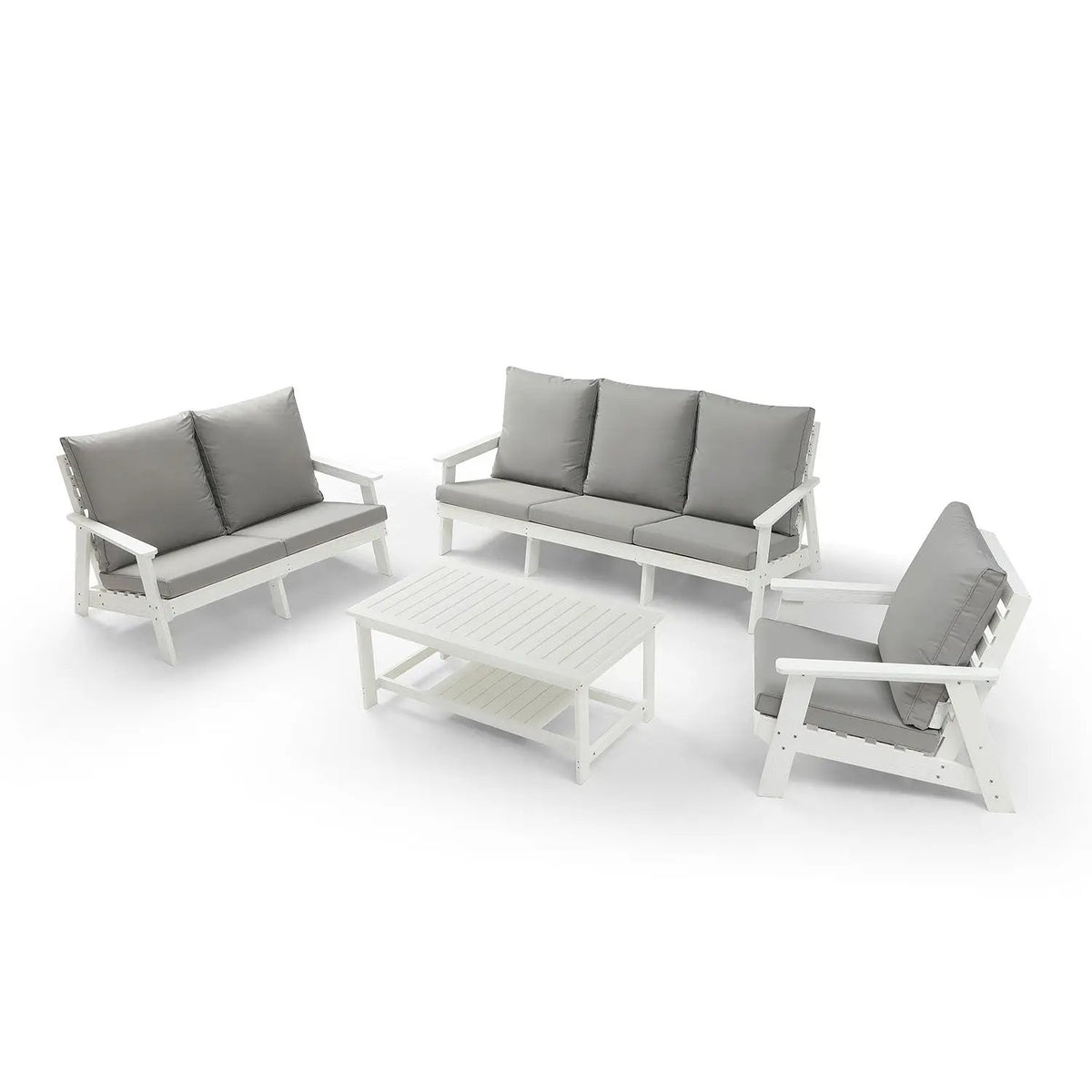 HIPS All-Weather Outdoor Single Sofa With Cushion by HouseOfZazla