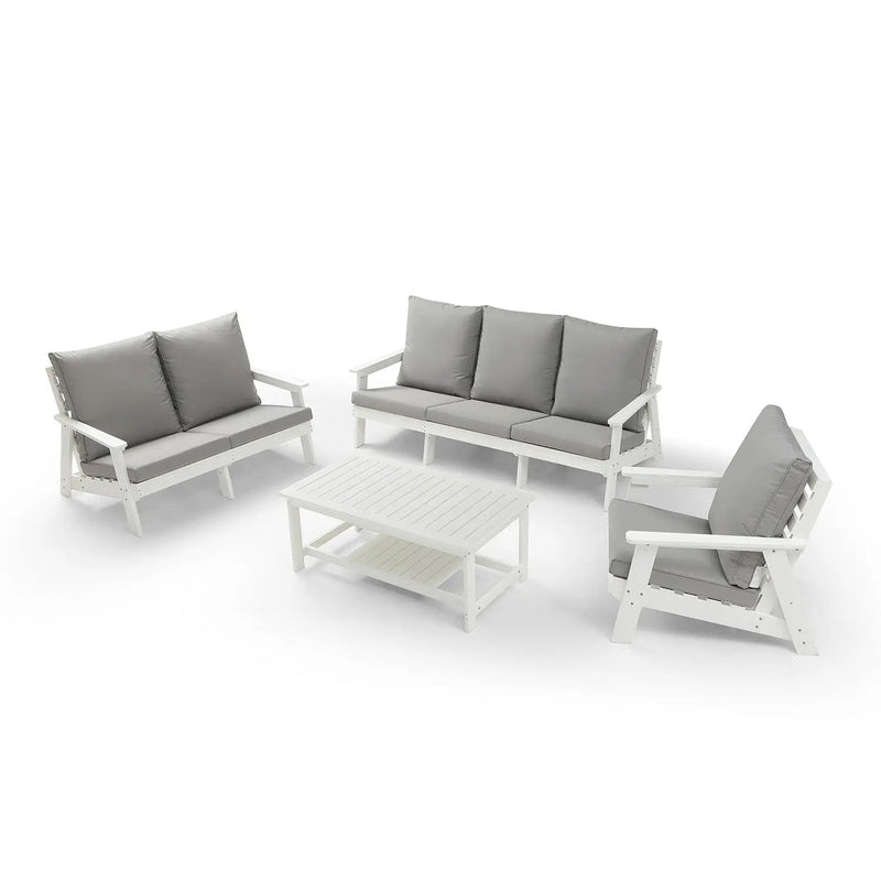 HIPS All-Weather Outdoor Single Sofa With Cushion by HouseOfZazla