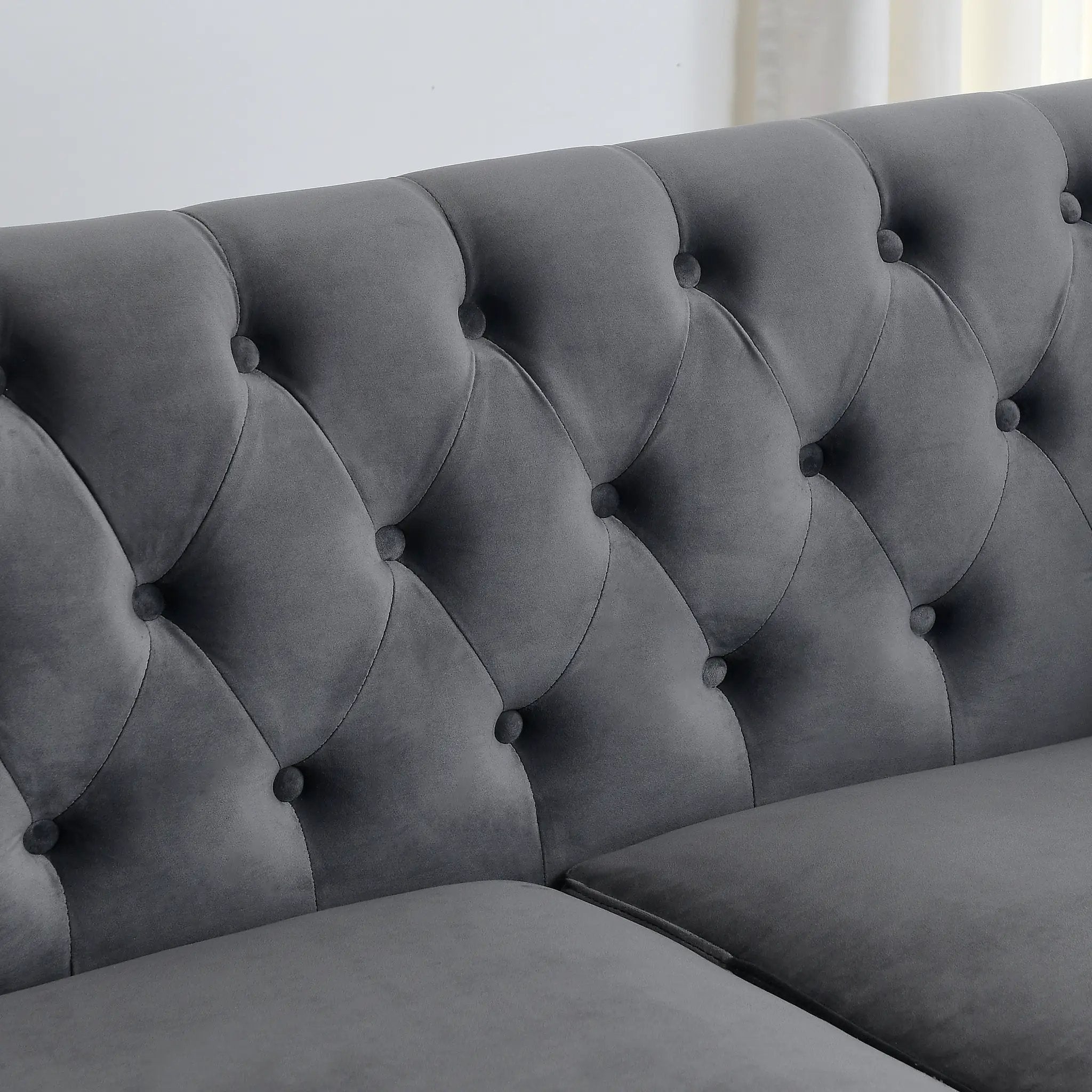 Velvet Chelsfield Sofa Set by HouseOfZazla