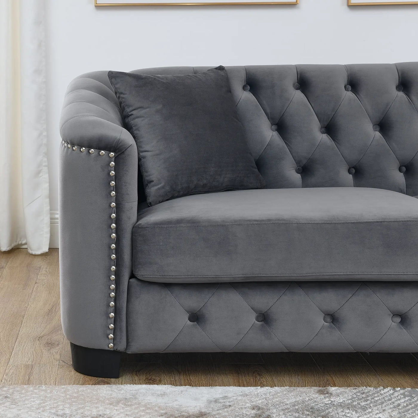 Velvet Chelsfield Sofa Set by HouseOfZazla