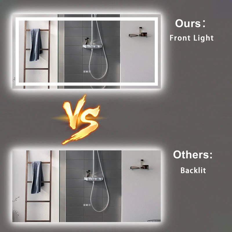 72"×36" LED Mirror Light Bathroom by HouseOfZazla