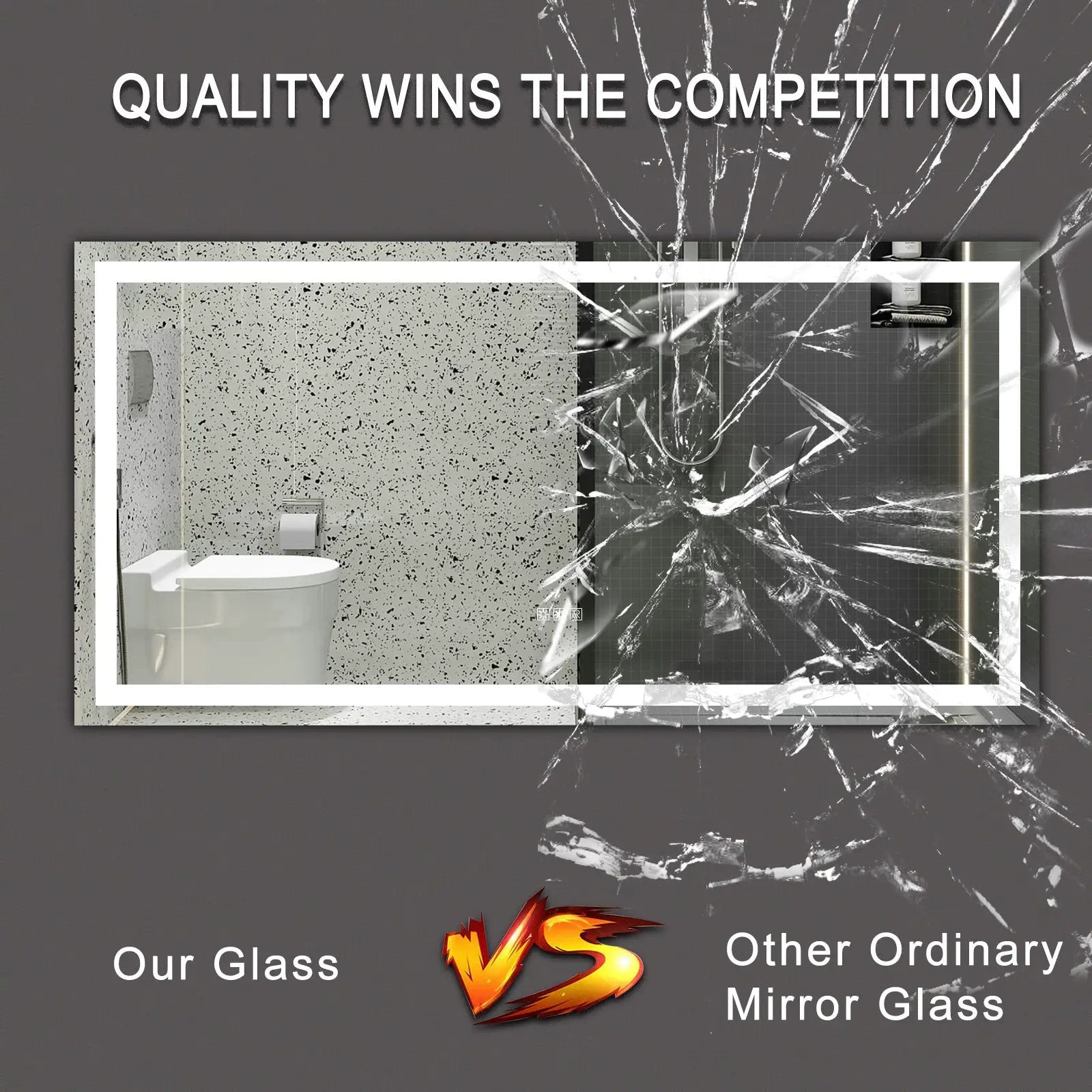 72"×36" LED Mirror Light Bathroom by HouseOfZazla