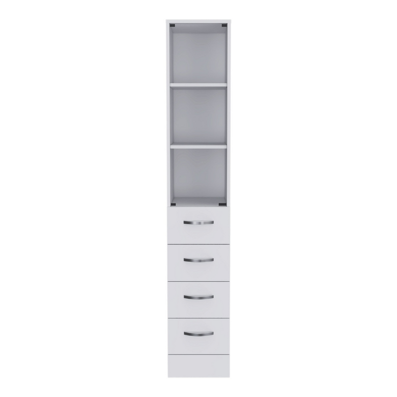 Linen Cabinet Artic, Three Shelves, Single Door by HouseOfZazla