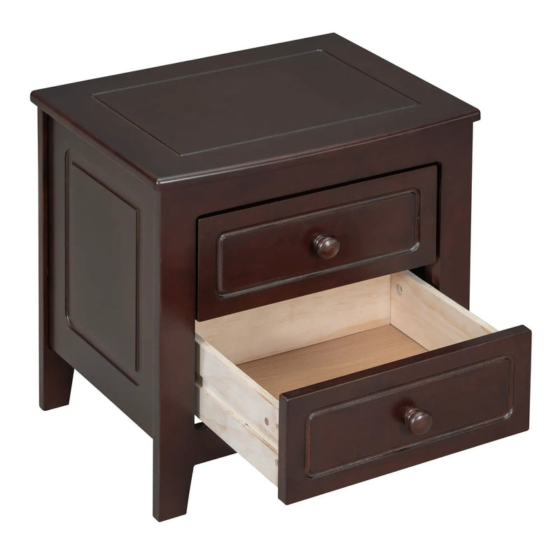 2-Drawer Nightstand for Bedroom by HouseOfZazla