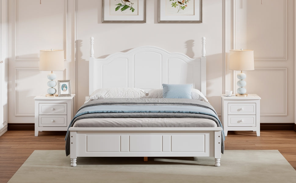 Full Size Wood Platform Bed Frame by HouseOfZazla