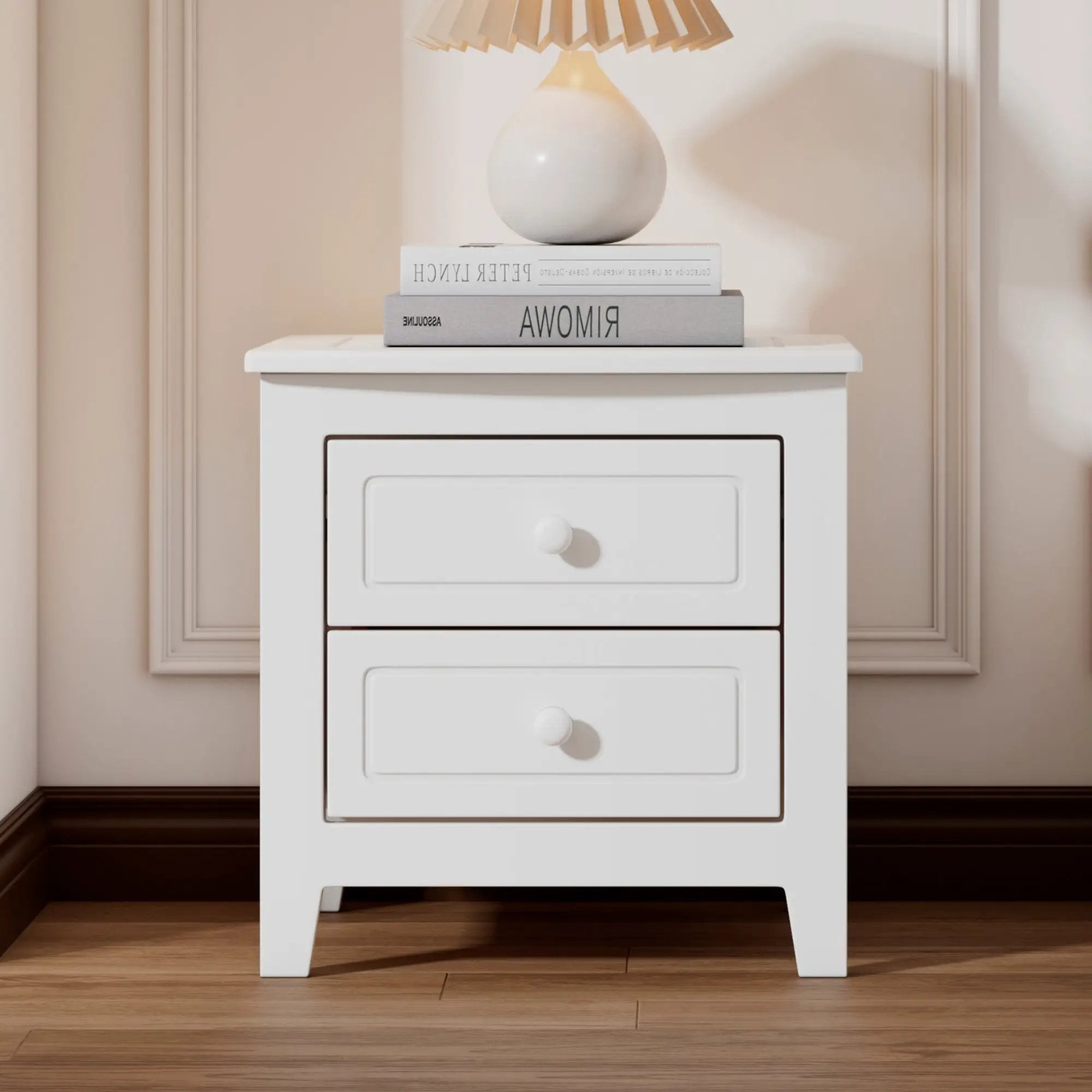 2-Drawer Nightstand for Bedroom by HouseOfZazla