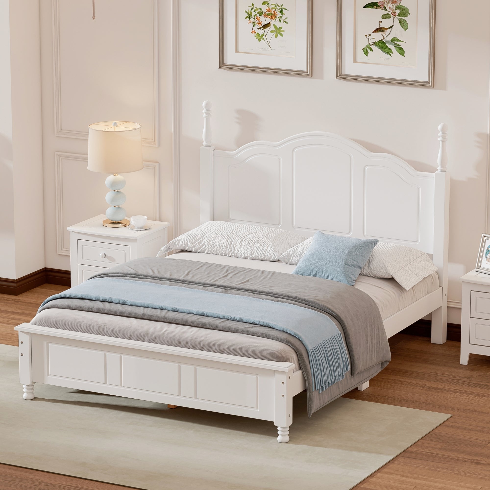 Full Size Wood Platform Bed Frame by HouseOfZazla