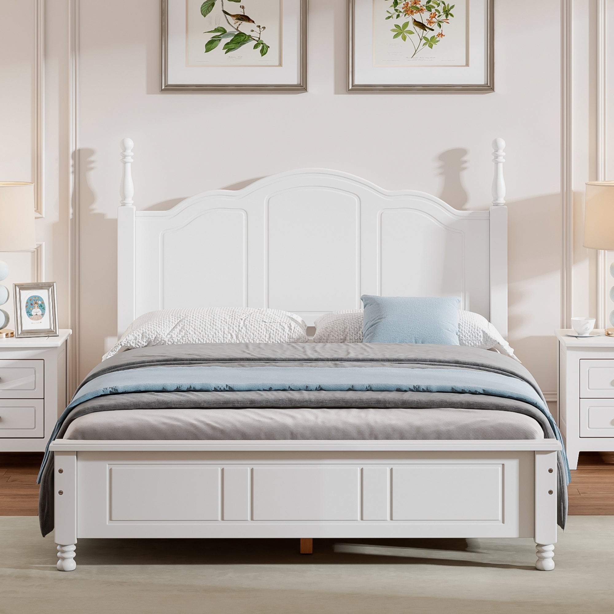 Full Size Wood Platform Bed Frame by HouseOfZazla