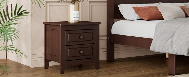 2-Drawer Nightstand for Bedroom by HouseOfZazla