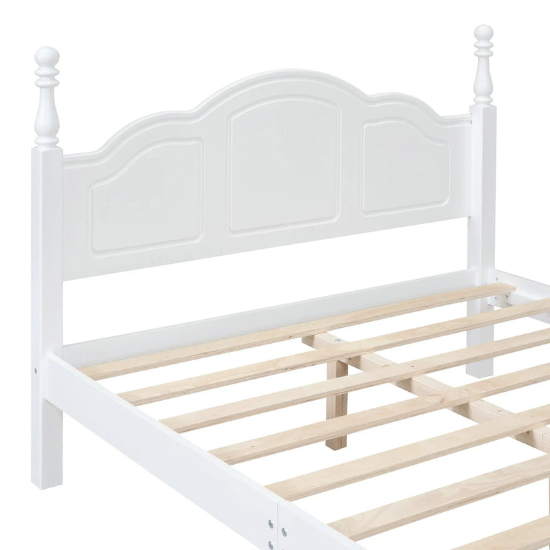 Full Size Wood Platform Bed Frame by HouseOfZazla
