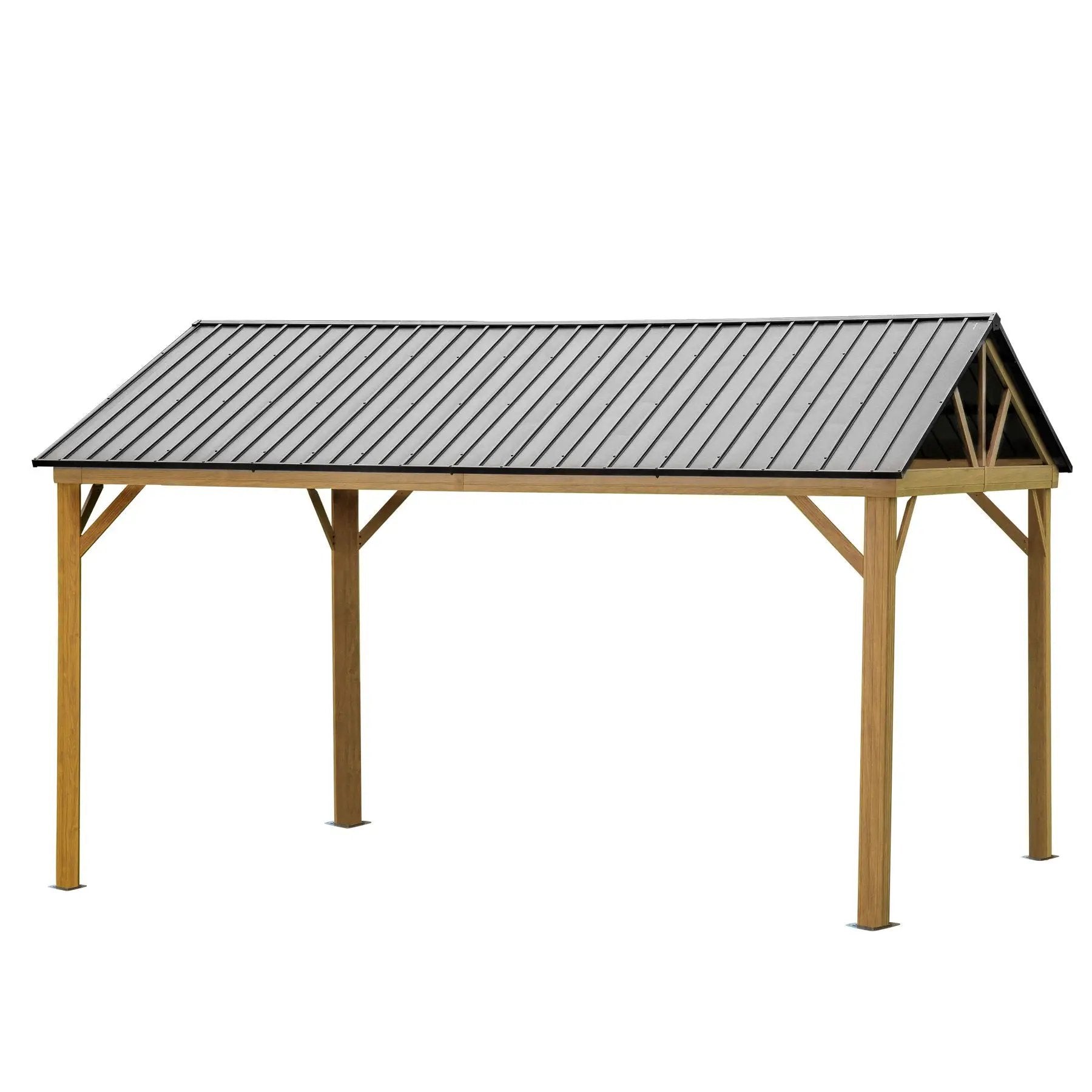 12'x14' Hardtop Gazebo Outdoor Aluminum Gazebo by HouseOfZazla