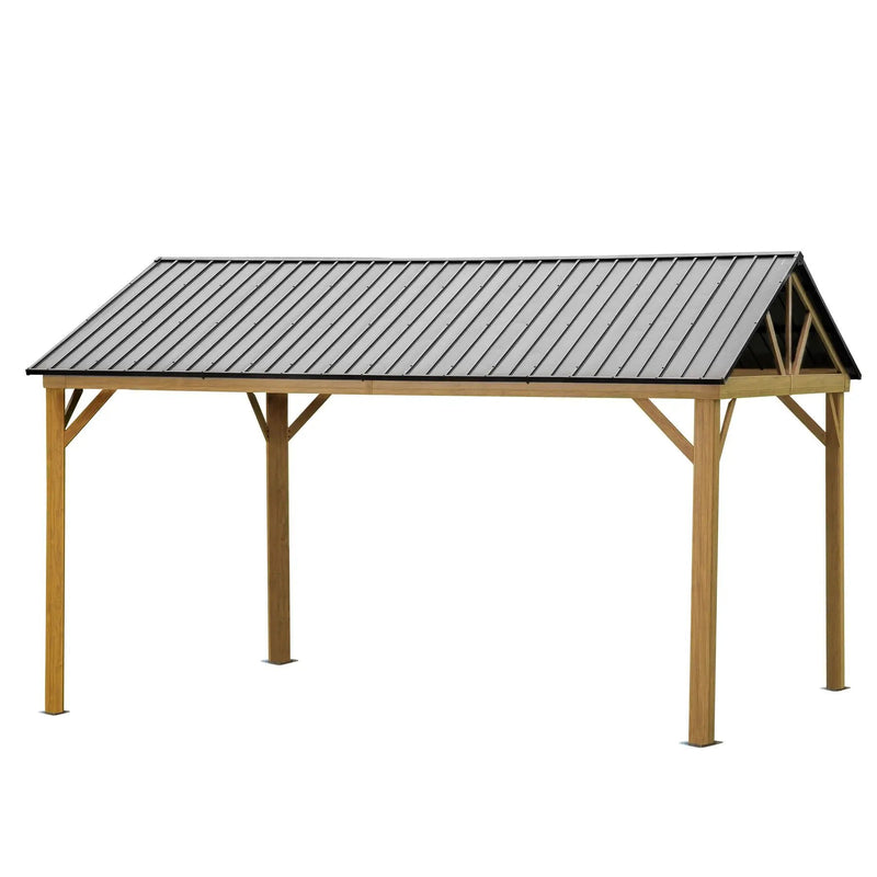 12'x14' Hardtop Gazebo Outdoor Aluminum Gazebo by HouseOfZazla
