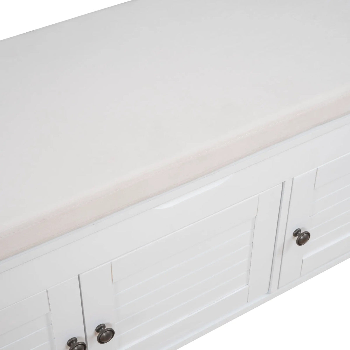 TREXM Storage Bench with 3 Shutter-shaped Doors by HouseOfZazla