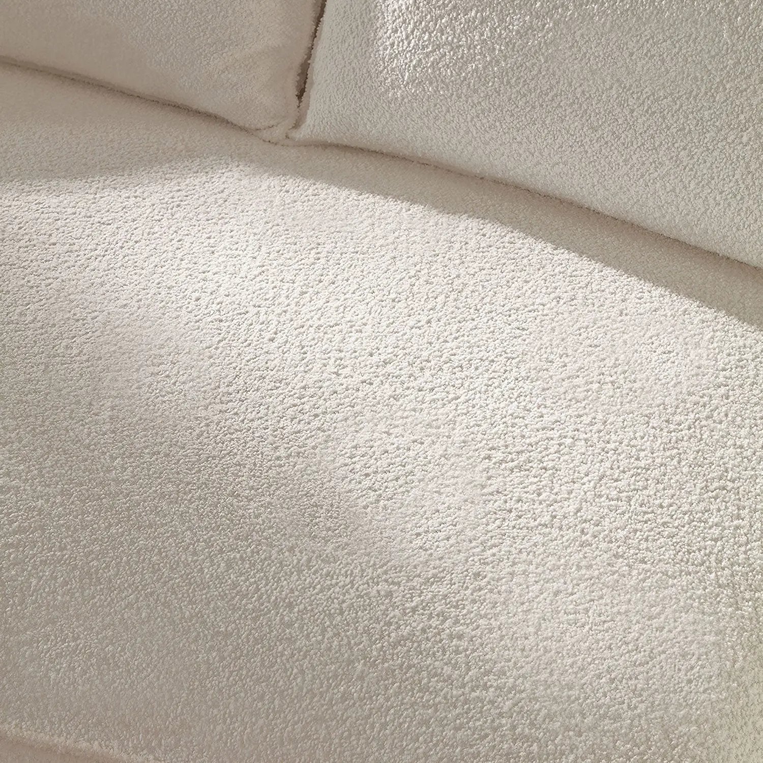 Curved Sofa with Ingenious Shape in Beige by HouseOfZazla