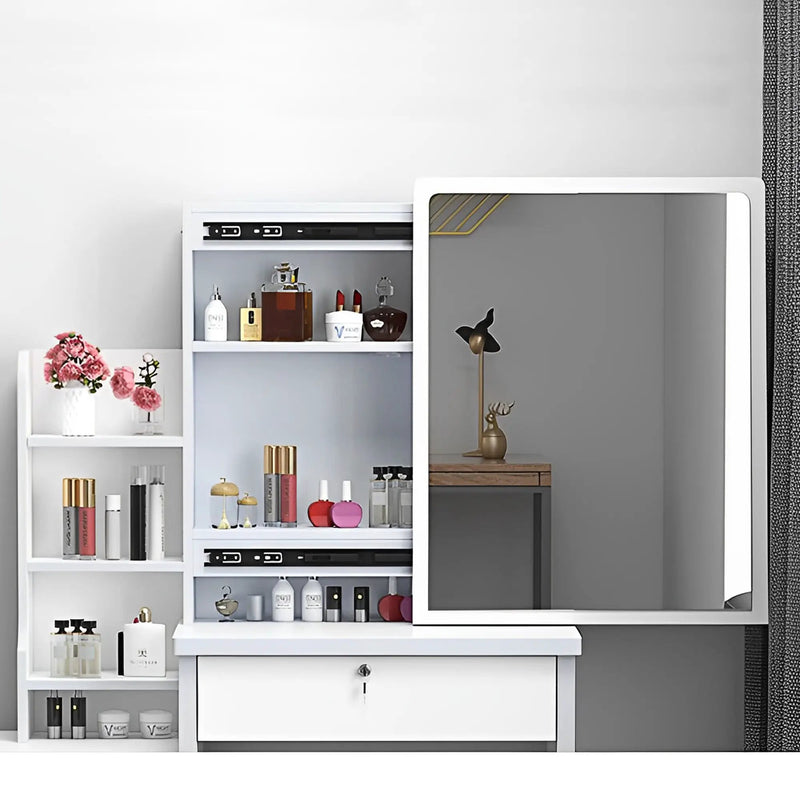 Fashion Vanity Desk with Mirror and Lights by HouseOfZazla